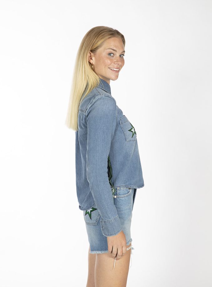 Zoe Karssen Women Jean Shirt