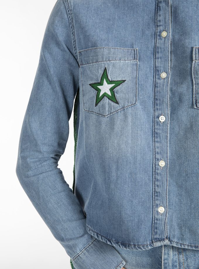 Zoe Karssen Women Jean Shirt