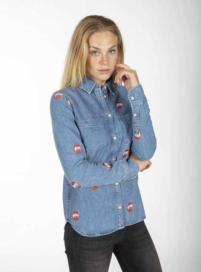 Zoe Karssen Women Jean Shirt