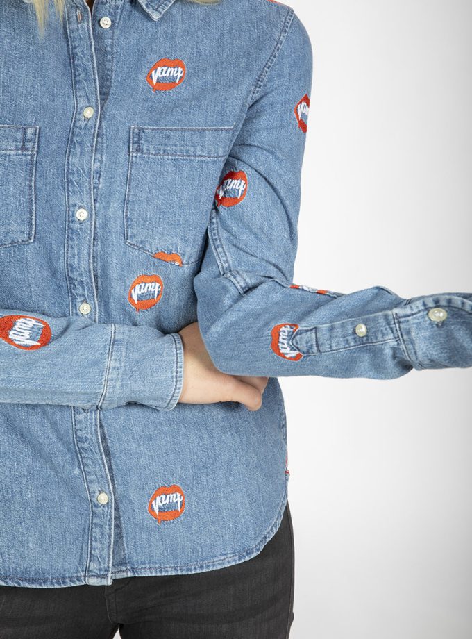 Zoe Karssen Women Jean Shirt